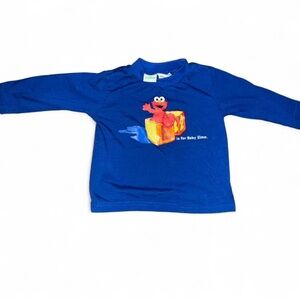 Y2K Sesame Street Elmo long sleeve shirt.
